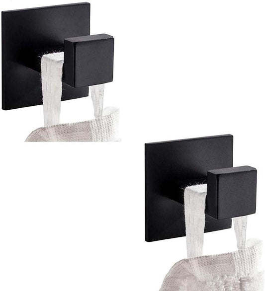Stainless Steel Square Coat Hook Set, - District Goods