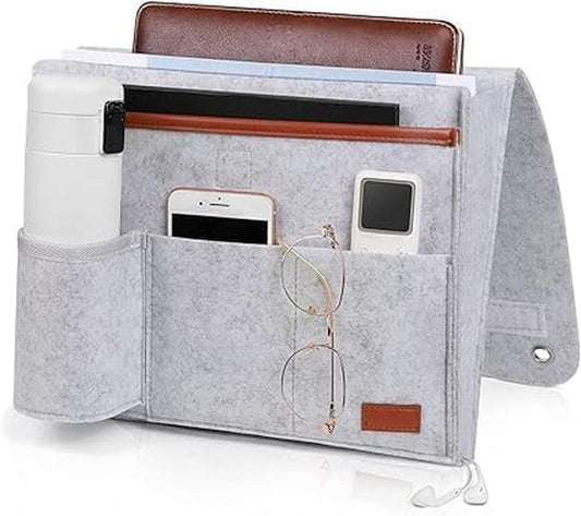 Bedside Storage Caddy with 5 Pockets - District Goods