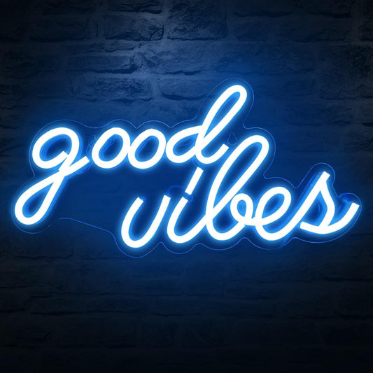 Good Vibes Neon Wall Sign - District Goods