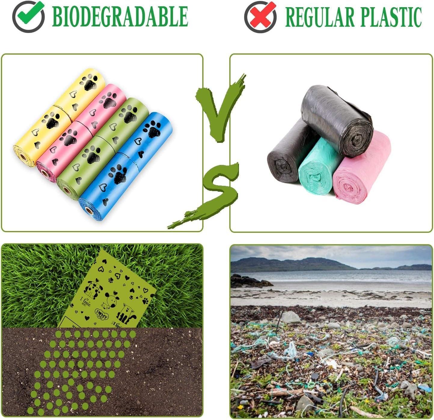 Biodegradable Dog Poop Bags with Dispenser - District Goods