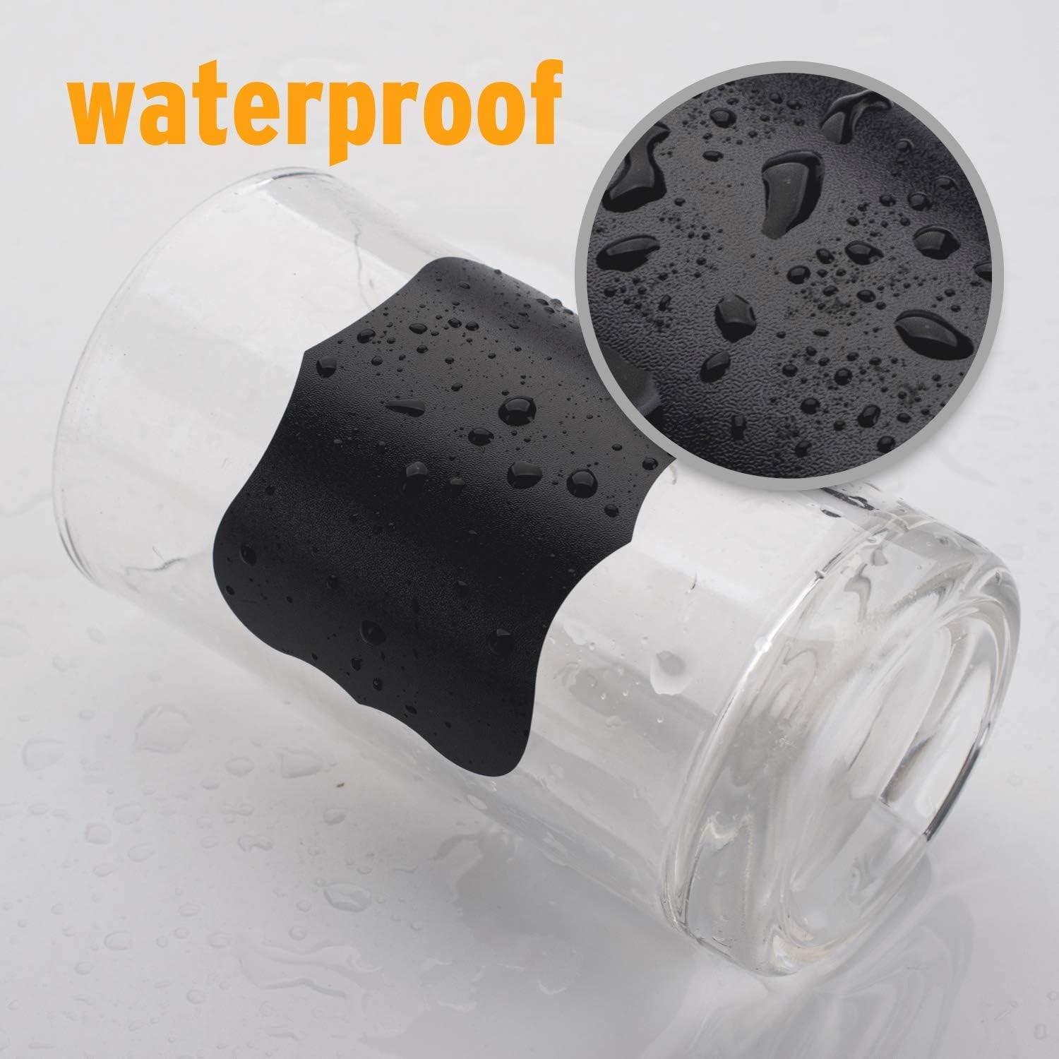 180-Piece Waterproof Reusable Chalkboard Labels Set with Liquid Chalk Marker - District Goods