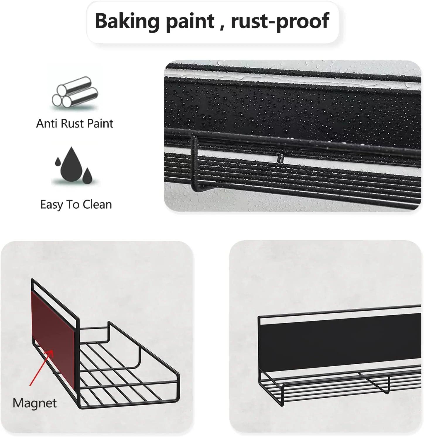 Magnetic Spice Rack for Refrigerator - Set of 4 - District Goods