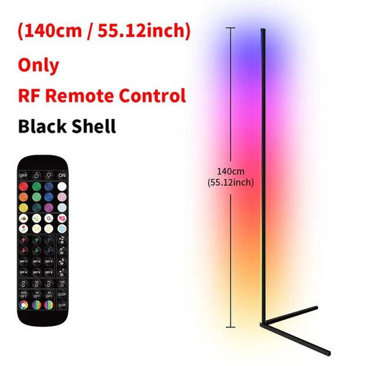Dimmable RGB Corner Floor Lamp with Smart APP Control - District Goods