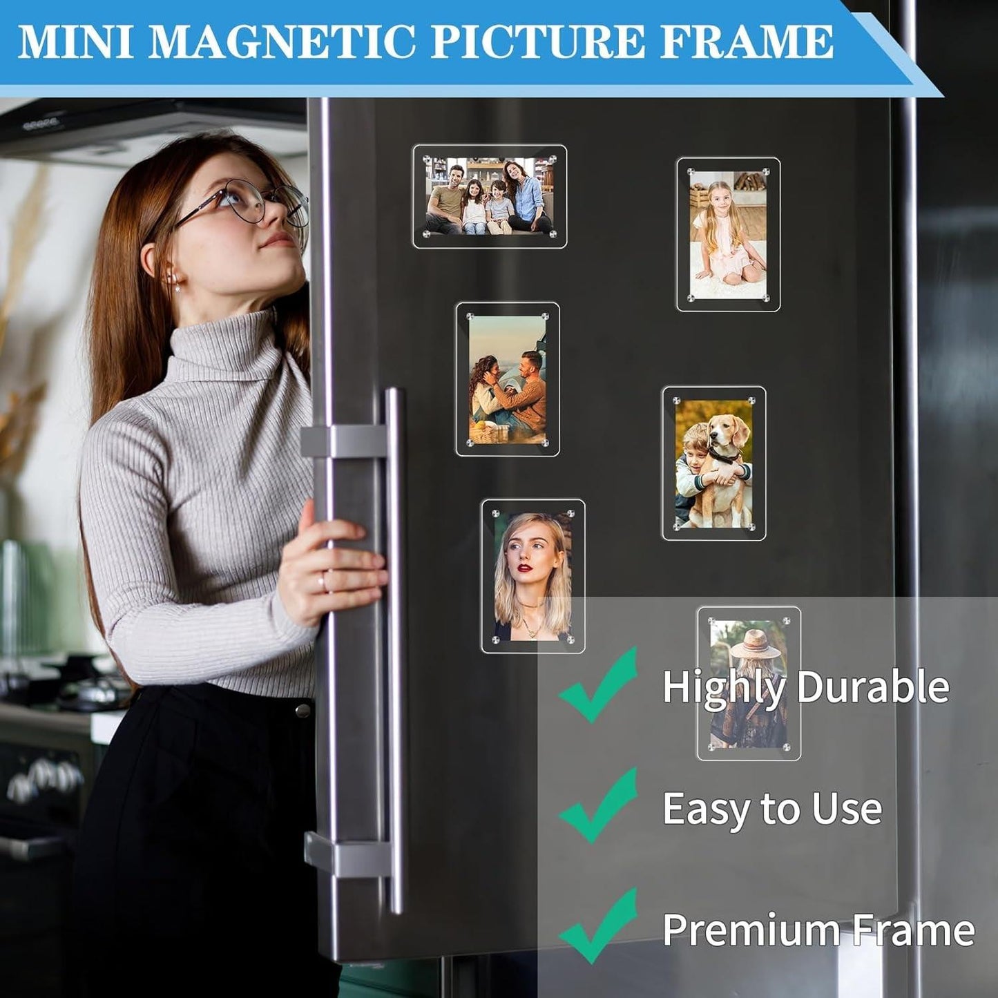 Acrylic Magnetic Instax Frame for Refrigerator - District Goods