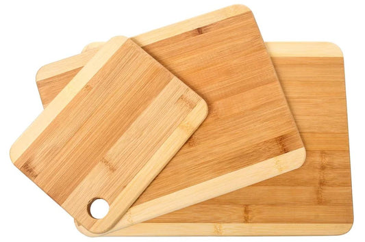 Lexi Home 3-Piece Bamboo Cutting Boards Set - District Goods