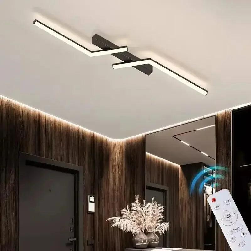 Contemporary LED Line Ceiling Lamp - District Goods