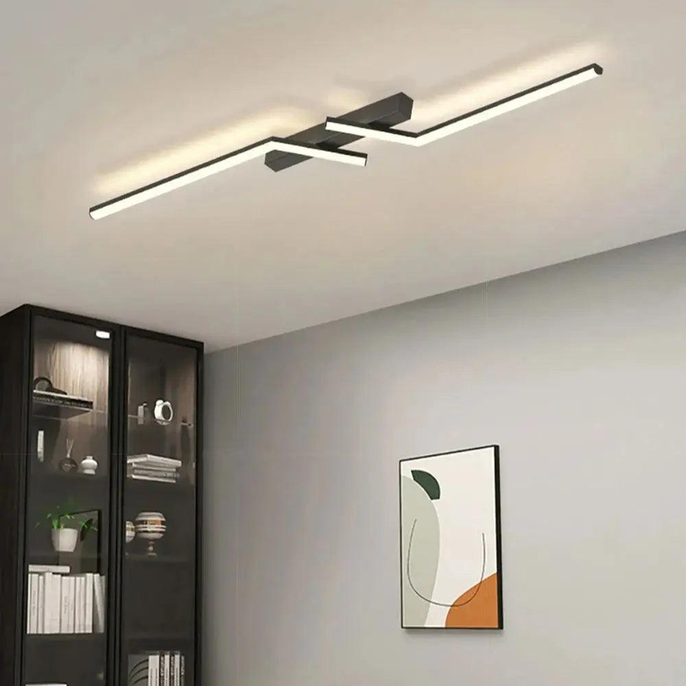 Contemporary LED Line Ceiling Lamp - District Goods